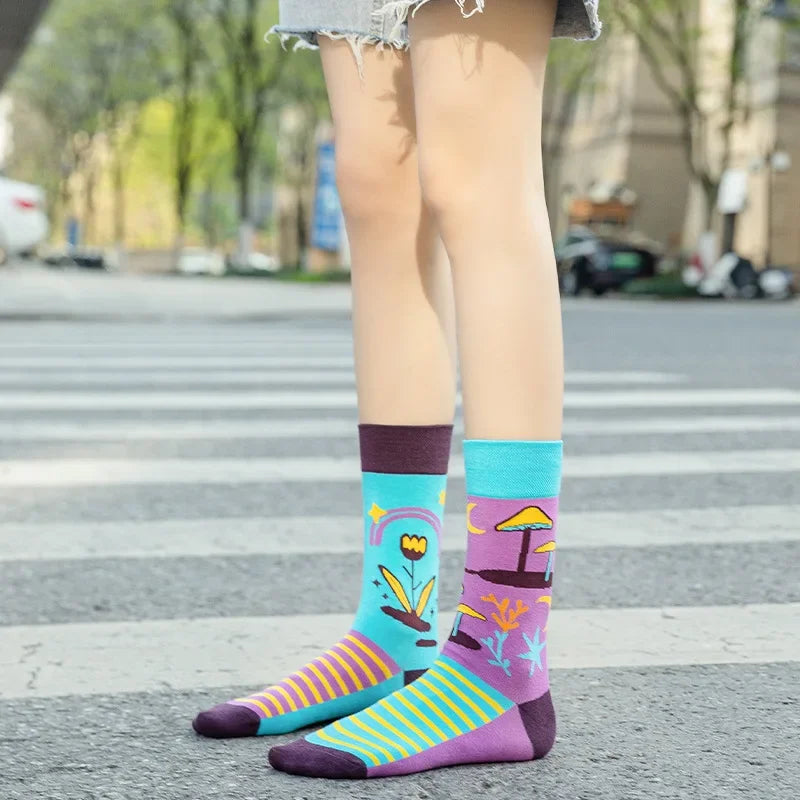 Me before You Socks                     Original internet celebrity ins mandarin duck socks, versatile mid tube fun cute fashionable and personalized animal  girl socks