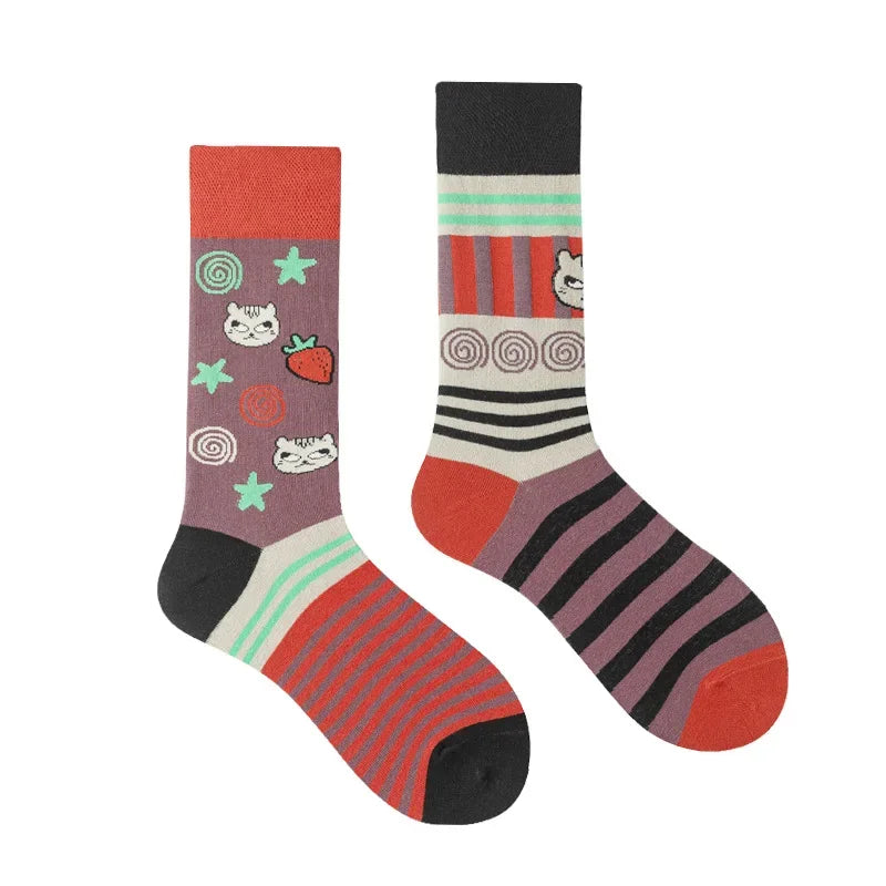 Me before You Socks                     Original internet celebrity ins mandarin duck socks, versatile mid tube fun cute fashionable and personalized animal  girl socks