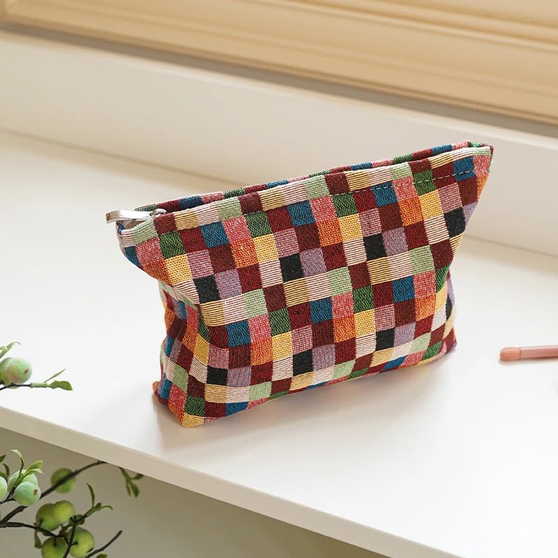 Lovely colorful cosmetic bag