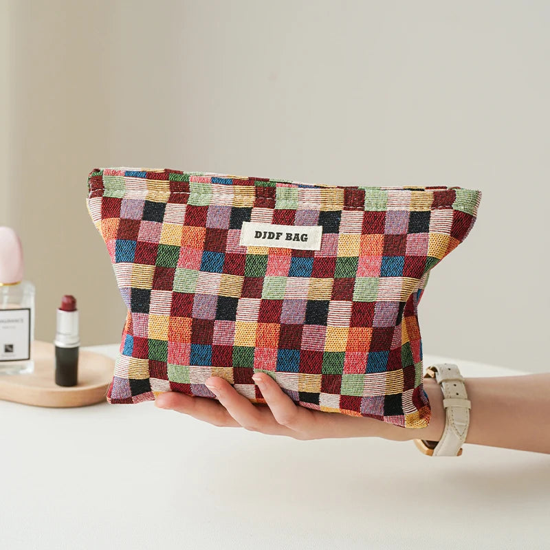 Lovely colorful cosmetic bag