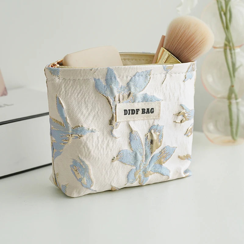 Lovely floral cosmetic bag