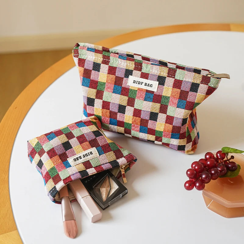 Lovely colorful cosmetic bag