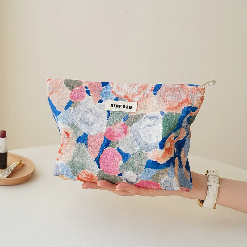 Lovely colorful cosmetic bag