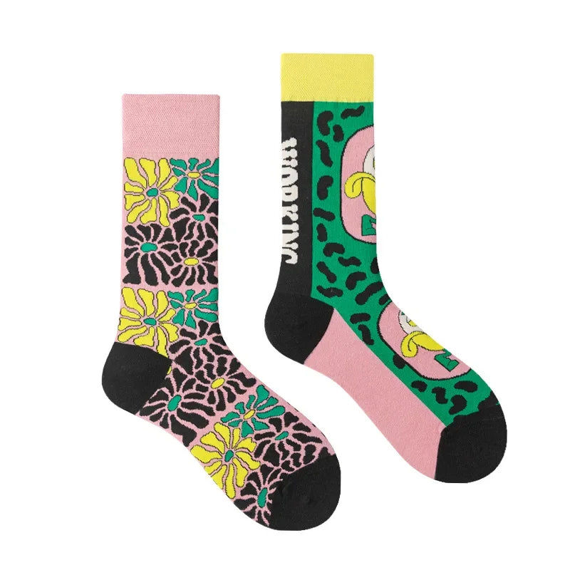 Me before You Socks                     Original internet celebrity ins mandarin duck socks, versatile mid tube fun cute fashionable and personalized animal  girl socks