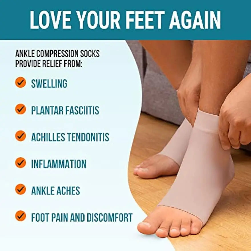 Ankle freedom socks              Ankle Brace Compression Support Sleeve for Women & Men,Ankle Compression Socks for Plantar Fasciitis,Foot & Ankle Swelling